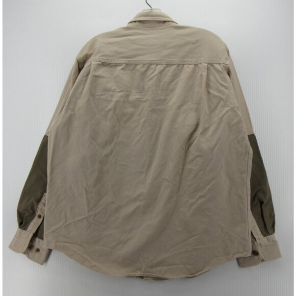 VINTAGE Cabelas Shirt Large Heavyweight Field Hunting Shooting 90s * - Picture 9 of 14